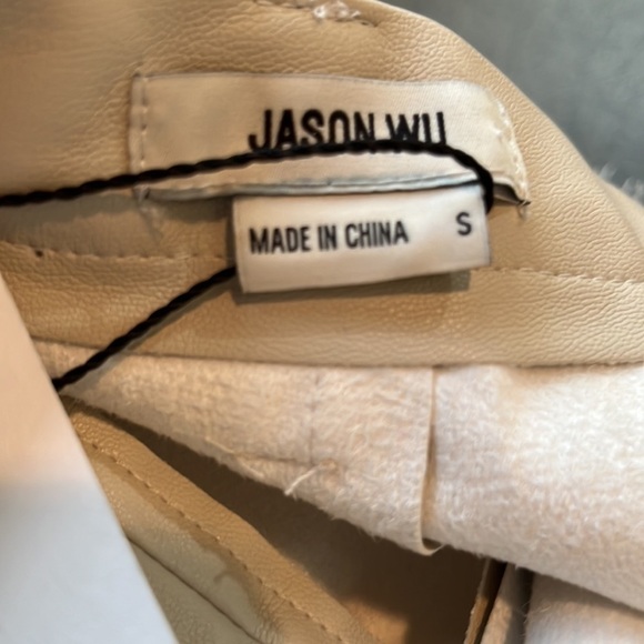NWT Jason Wu Vegan Skinny Leather Pant - Picture 3 of 7